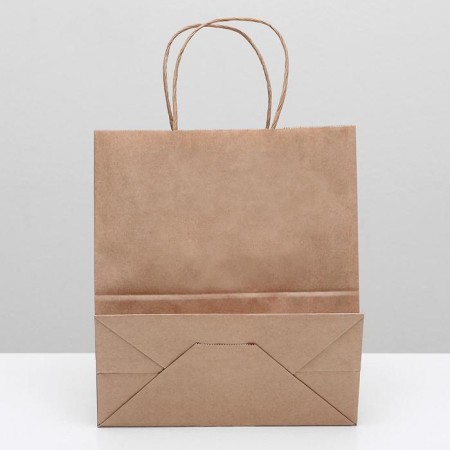Package Crafts without print, round handle 22 x 12 x 28 cm-1