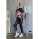 Female blouse, size 48, black color