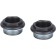 A set for connecting a radiator Global, 1 "X3/4", without brackets, in a blist, black color is black
