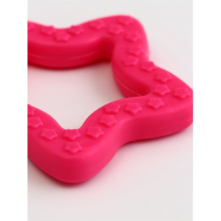 Chewing toy Superproof "Star", 8 cm, pink-3