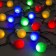 Garland “thread” 5 m with nozzles “Color balls”, IP20, dark thread, 30 LED, glow of multi, 8 modes, 220 V