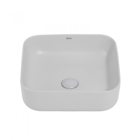 ABBER RECHTECK AC2211MLG shell, 385x385x135 mm, light gray, matte-2