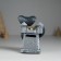 Piglite Polystone "Dark Snake on the Tower" 7x6.5x10.3 cm