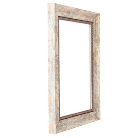 Frame for paintings (mirrors) 21 x 30 x 4.4 cm, plastic, calligrata 6744, tree with white and gold patina-1