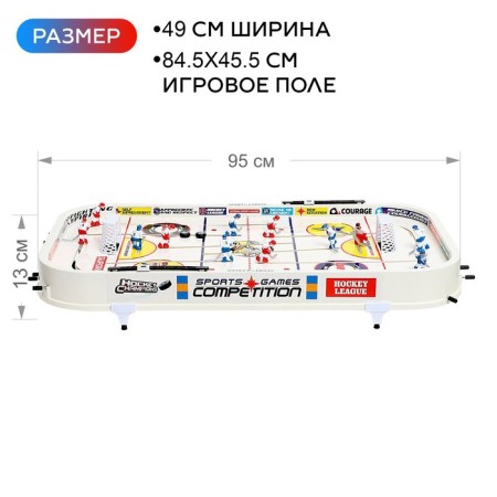 Table hockey "playoffs", 2 players, 4+-1
