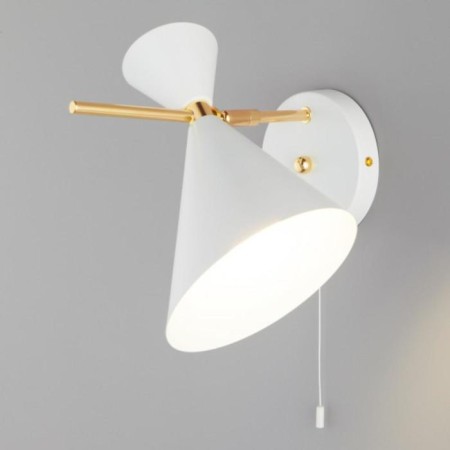 Sconces Apart, 1x60W E14, color gold, white-3