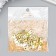 Castle Metal for the casket "Smoothness" gold 2.9x2 cm