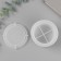 Mold Silicon "Casket. Smoothness" with a lid of 7.8x7.8x7.4 cm