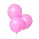 Latex ball 10 ", pastel, set of 5 pcs., Pink color