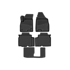 3D rugs in the salon for Jetour X90 Plus 2023- (7 seats) 5 pcs.