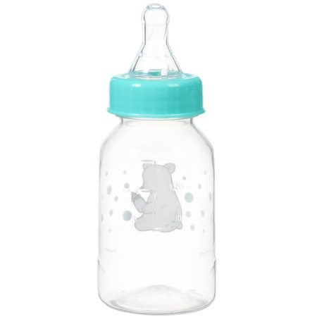 A set of bottles for feeding "Teddy Bear" 150 and 250 ml, Basic series, straight, mix-6