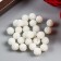 Beads for creativity plastic "lamb pearl physalis" set of 30 pcs 1.1x1.1x1.1 cm