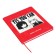 The universal diary for the 1-11 classes "Anime", a solid cover made of artificial leather, application, lies, 48 ​​sheets, red