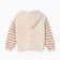 Knitted jumper for a boy, beige color, height 104 cm