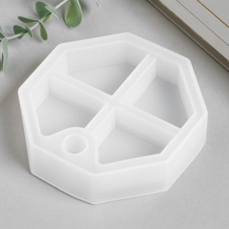 MOLD SILICON "COOM ALIGERAN - Middle Mass" 10.5x10.5x2.7 cm-1