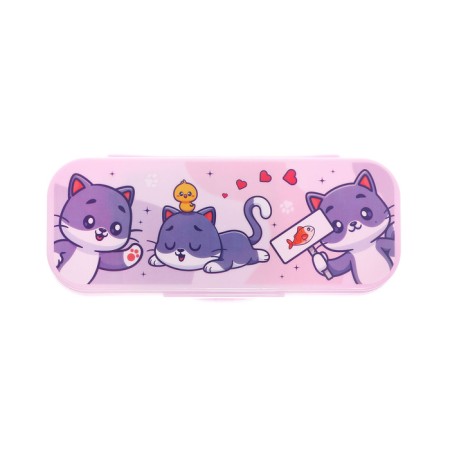 Penal-football 215x90x43 Istanm "cats", plastic, lilac-2