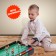 Hockey + Football board game, 2 in 1, 2 sets of players