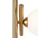 Freya FR5259FL-03BS BLOSSOM, 320x250x1535 mm, G9, 3x25W, brass color.