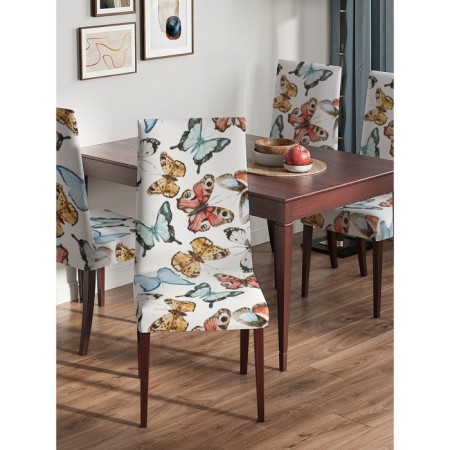 Czech for a chair "Roy butterflies", decorative, velor-2