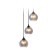 Suspended Ambrella Light, Modern, TR3541, 3HE27, Black Color
