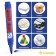 Markker permanent 3.0 mm, Crown Multi Marker, bullet -shaped, blue