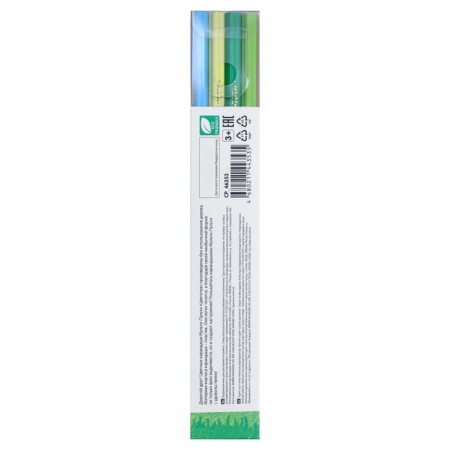 Pencils 12-Tsv multi-bullets "Flower", plastic, non-deposit, forms of building, Euro under 340565-4