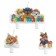 Candle in the cake set, puppy patrol, 3 pcs.