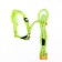Set "braid", fluorescent, harness 32-48 cm, leash 115 x 1 cm, green
