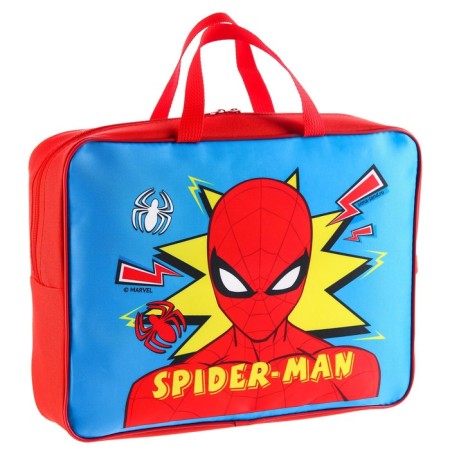 Folder with handles Textile A4, 350x270x100 mm, Spider-Man-1