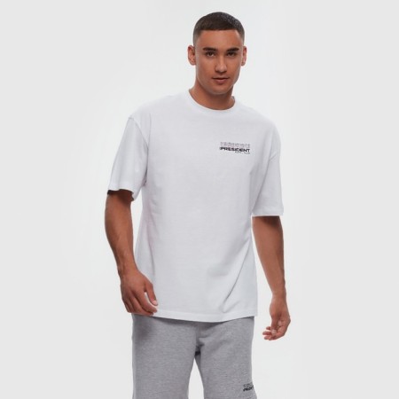 President T -shirt, size l, white color-1