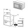 Built -in microwave oven Maunfeld MBMO.20.8GW, 800 W, 20 l, 8 modes, white