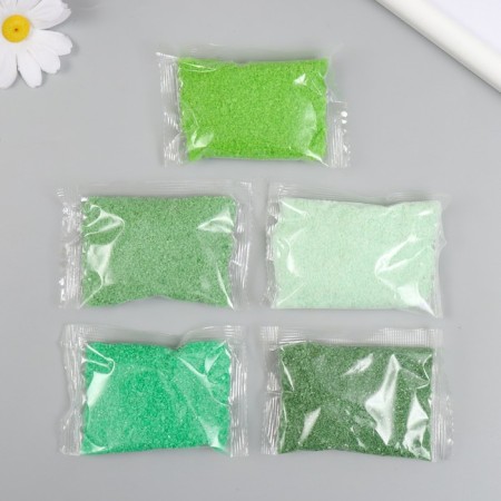 Color sand set No. 6, 5 colors, 50 g each
