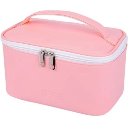 Cosmetic bag, 22x14x12 cm, pale pink