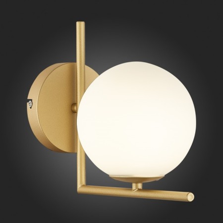 Wall lamp ST LUCE. SL1148.301.01. CODDA. 1x5 watts, G9, 15x17 cm, brass color-4