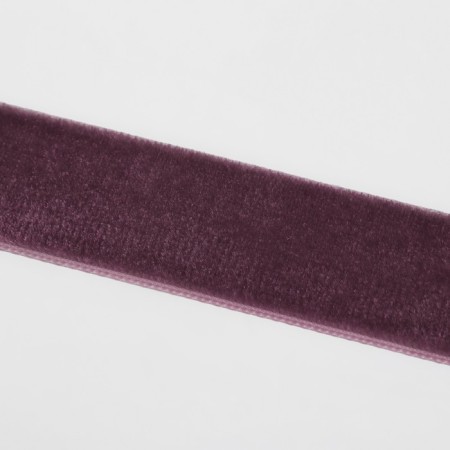 Velvet tape, 20 mm, 18 ± 1 m, black blackberry # 199-2