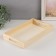 The basis for painting is a tree with handles "tray" set 3 pcs 30x20x5 33x23x5 38x26x5 cm