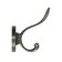 Furniture hook Cappio Grace, two -rod, graphite