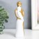 Souvenir Polystone "Young Family - Waiting for a miracle" with a white -gold 15x5 cm