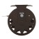Inertial coil, metal, diameter 7.5 cm, dark brown color, TL75