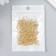 Glass beads 11/0 "cylinder. Light gold" 10 g