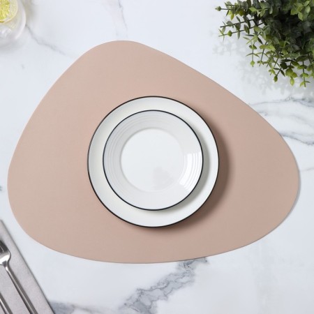 Serving napkin on the table "TEM", 45 × 35 cm, color peach color-3