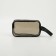 Cosmetic bag with lightning, black/transparent color