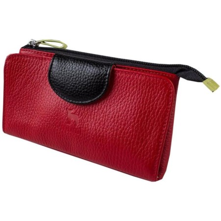 N/k wallet-coseter, button, color red