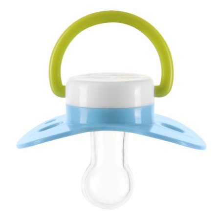 Nipple - Silicone dummy classic, with a chain and clothespin, from 0 months., Mix color-6