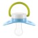 Nipple - Silicone dummy classic, with a chain and clothespin, from 0 months., Mix color