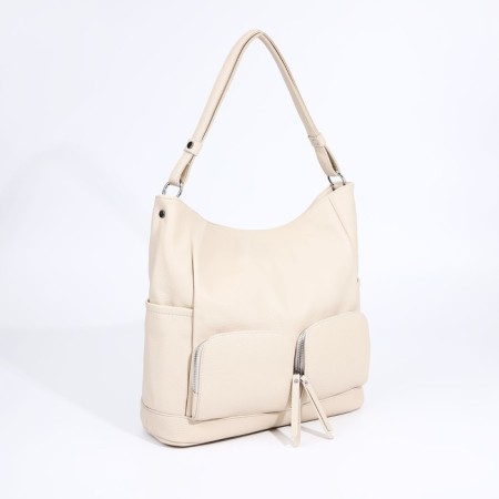 Board of lightning, 3 external pockets, beige color-2