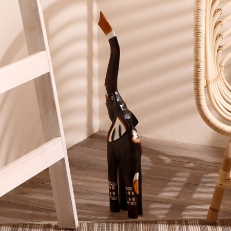 Souvenir tree "Elephant with a flower on the back" 60x15x7 cm-1