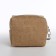 Lightning cosmetic bag, dark beige color
