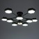Chandelier 1318/10BK LED 240W 3000-6000K Black 87x90x25 cm Bayerlux