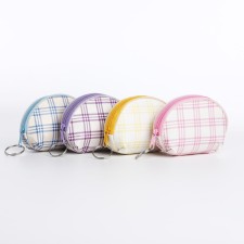 Women's wallet with zipper, color mix